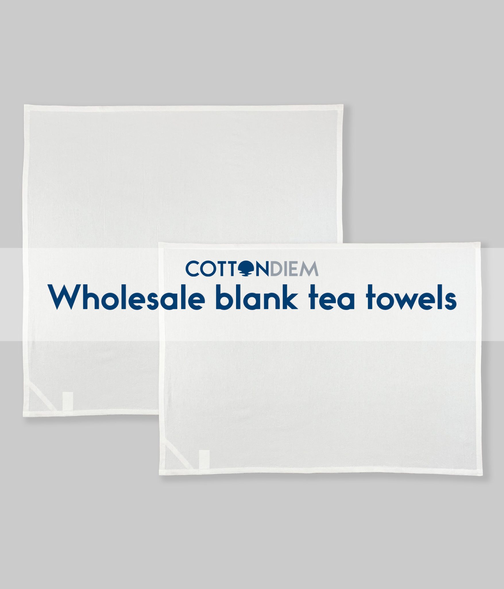 Wholesale blank tea towels supply